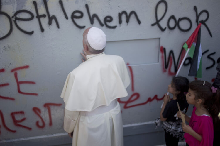 Pope's frequent calls to a Catholic church made him a revered figure in war-battered Gaza
